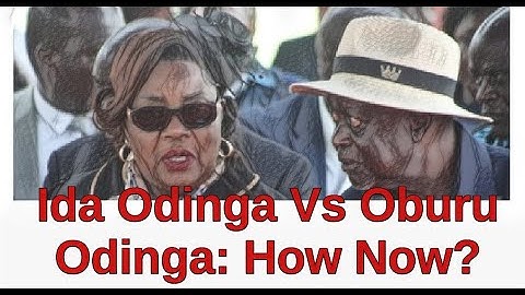 Did ODM Leaders Snub Oburu To Support Ida Odinga