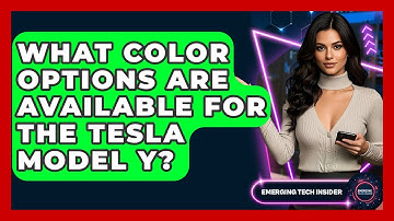 What Color Options Are Available For The Tesla Model Y? - Emerging Tech Insider