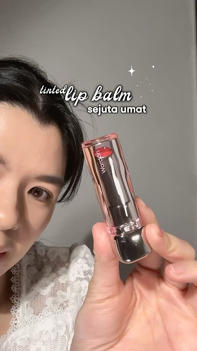 Wardah Glossicle Peptide Balm review — cakep #lipbalm #tintedlipbalm #lipswatches gloss peptide balm