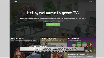 Hulu going subscription only