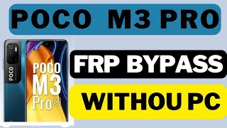 POCO M3 Pro  FRP Bypass New Security Update  || Google Account Bypass Without PC 100% Free