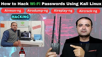 How to Hack WiFi Passwords Using Kali Linux | airmon-ng, airodump-ng, aireplay-ng, aircrack-ng