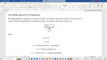 Actuarial SOA Exam P Sample Question 333 Solution