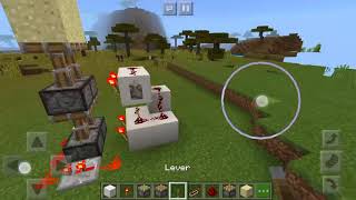 Cách làm cửa cát rơi và súng liên thanh mcpe