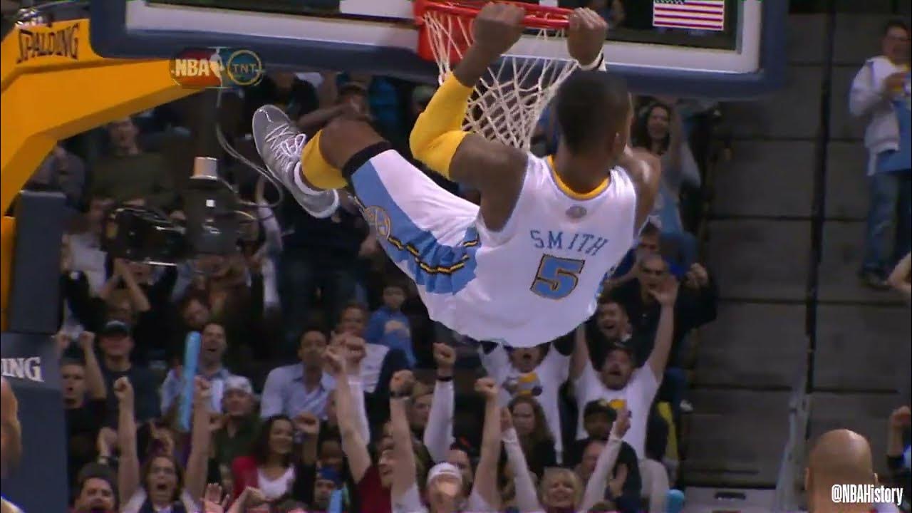 We Just Saw A Man Fly!" - JR Smith's ICONIC Poster Dunk - YouTube