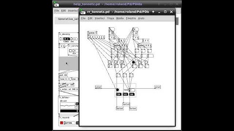 PDida (Pure Data) help patch: Harmony Construction - tonnetz