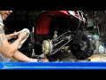 Changing front axle 91' Honda 300 fourtrax with some helpful tips!