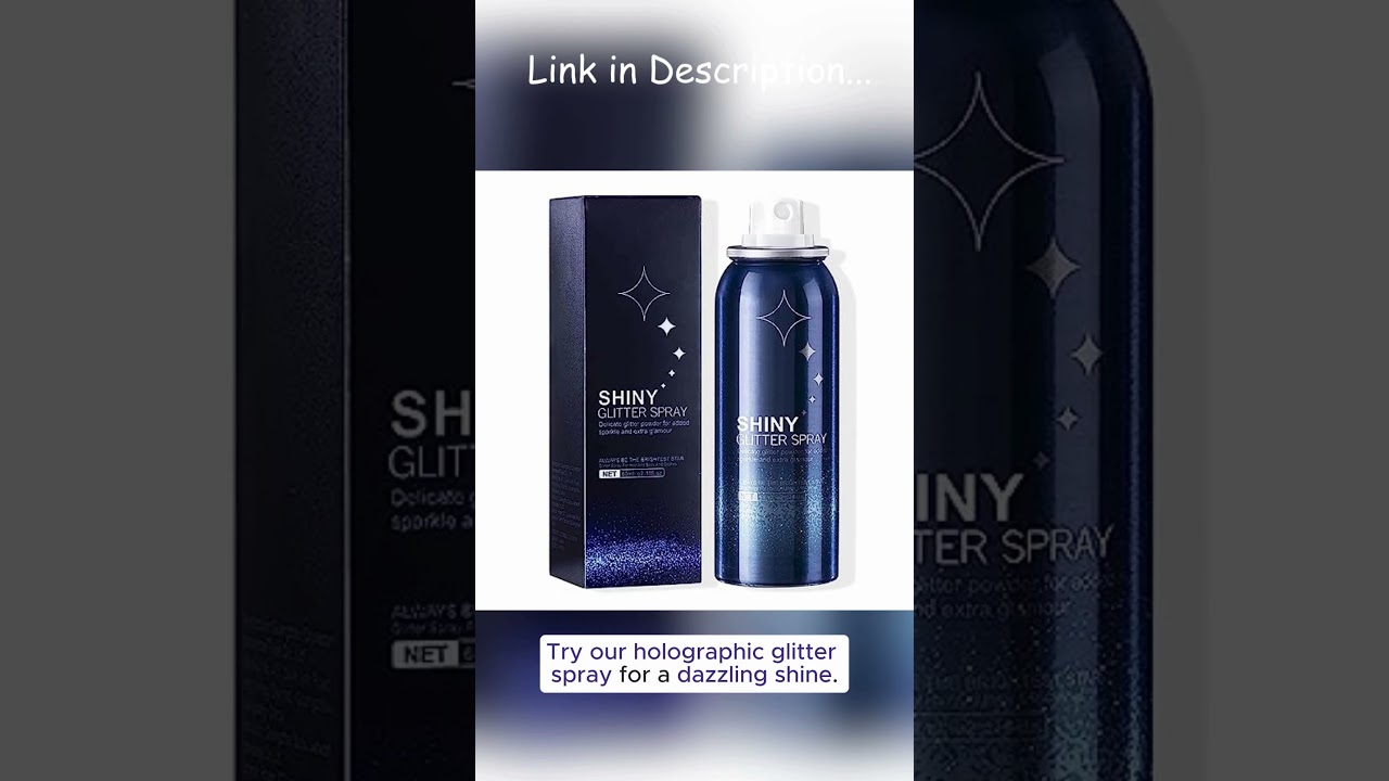 Body Glitter Spray for Hair and Body 