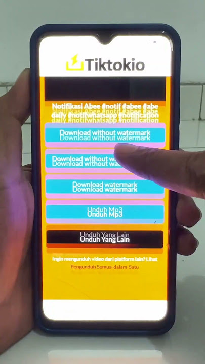 Cara ganti notifikasi chat dan nada dering whatsapp dari sound video tiktok  #tutorial #whatsapp