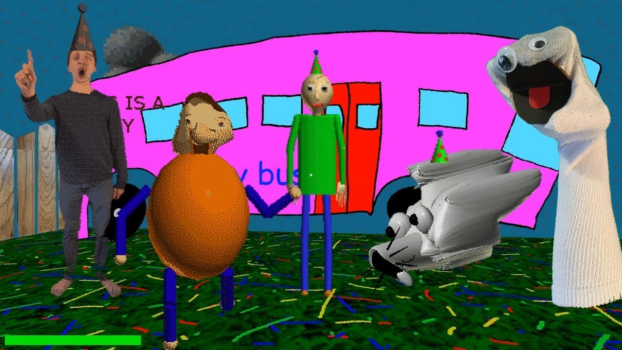 Baldis Birthday Camping Trip Baldi Basics Field Trip Mod Youtube