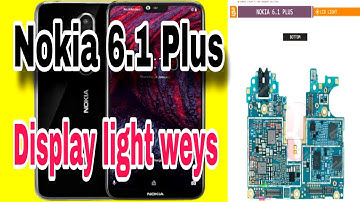 Nokia 6.1 Plus display light problem solution// display light track