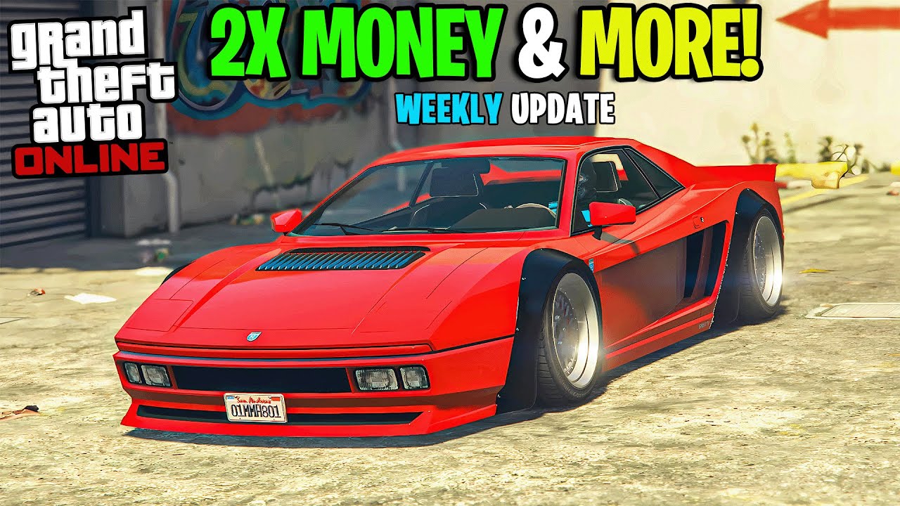 2X MONEY NEW CARS DISCOUNTS GTA 5 WEEKLY UPDATE STREAM LIVE 