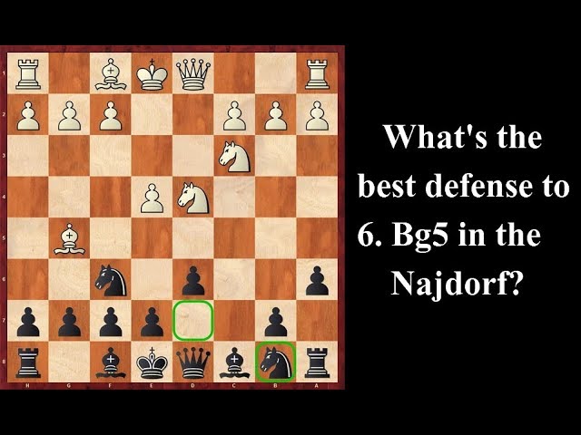 Defesa Siciliana - Najdorf com Bg5 