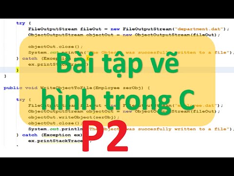 Lập trình C - Bài tập vẽ hình tam giác - Phần 2