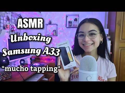 ASMR UNBOXING SAMSUNG A33🤩 | ASMR en español | ASMR para dormir | Pandasmr