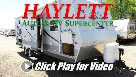 (Sold) HaylettRV - 2007 Jayco Jay Flight 26BHS Used Bunkhouse Half Ton Towable Travel Trailer