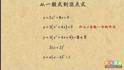04从一般式到顶点式     二次函数     初中数学初三