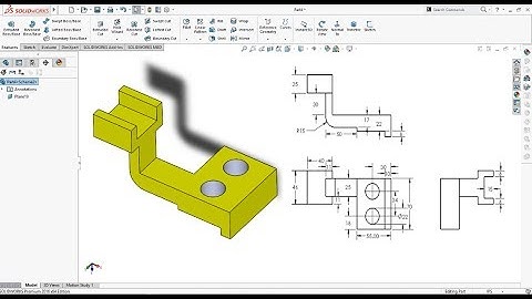 SolidWorks Exercise - 24 | Tutorial for Beginners