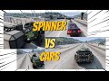 Cars vs Spinner Challenge! -BeamNg Drive 🚗🌀💥