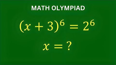 Germany | can you solve this ? | A Nice Math Olympiad Algebra Problem x= ?