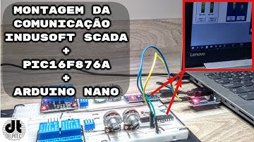 INDUSOFT + PIC + ARDUINO NA PROTOBOARD