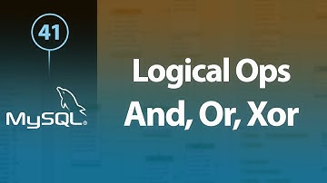 Learn MySQL In Arabic #41 - Logical Operators - And, Or, Xor, Not