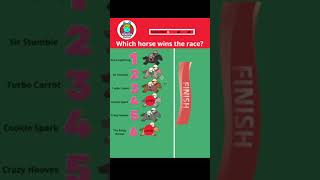 Horse racing  Scratch card game  Guess the winner  Short game No 31