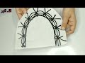 stylish and trendly round neck design with Dori loops cutting and stitching full tutorial