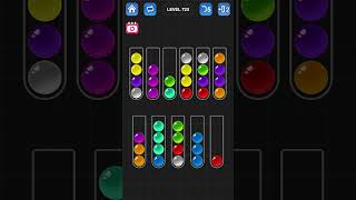 Ball Sort Puzzle by Guru Game: Levels 721, 722, 723, 724, 725