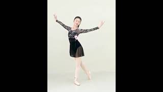 Ballet Leotard For Women Long Sleeved Printed Gymnastics Clothing Adult Jumpsuit 