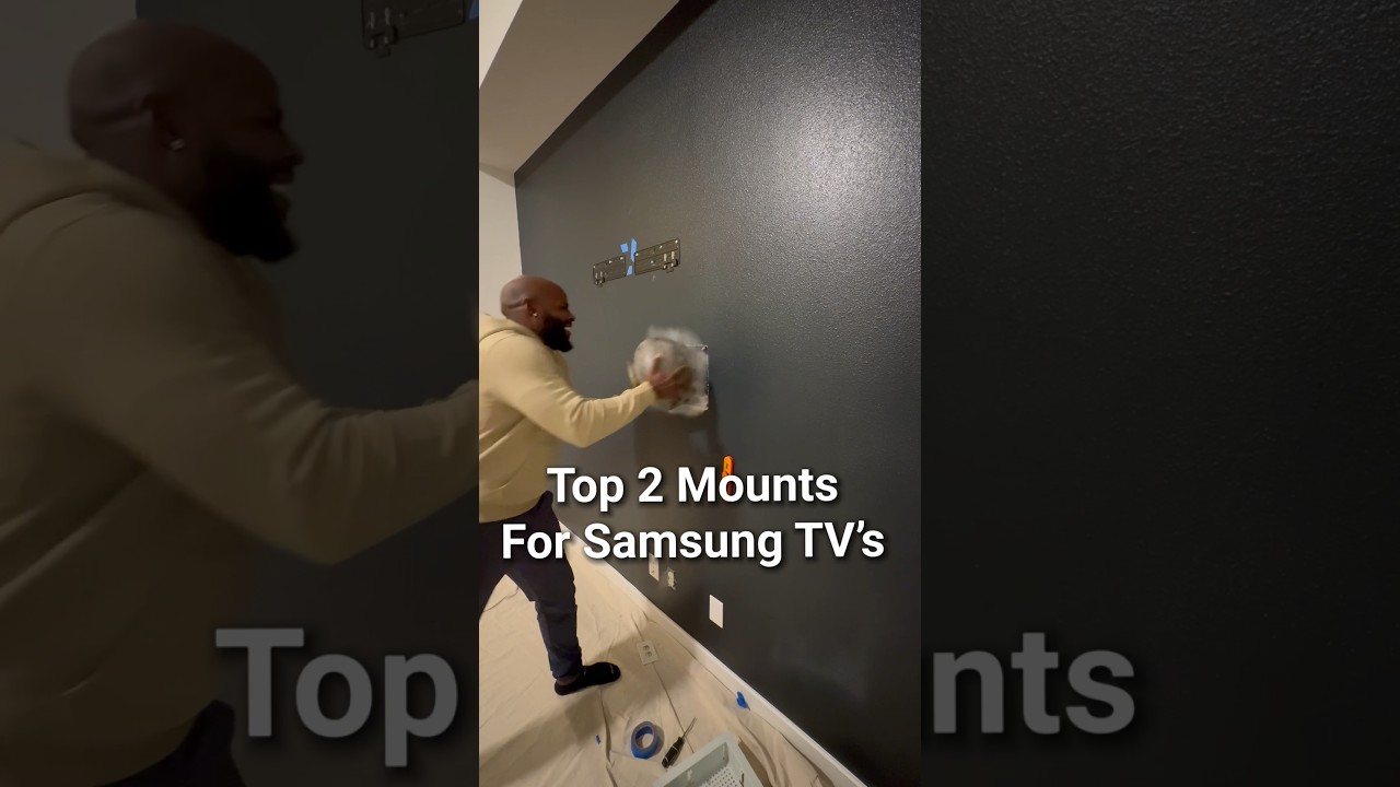 Top 2 mounts for Samsung TV&rsquo;s #install #work #tv #samsung #mount #reels #tiktok #shorts #fyp #fypシ