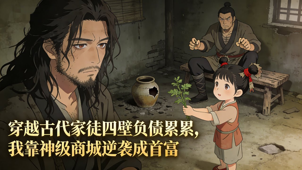 穿越古代家徒四壁負債累累，我靠神級商城逆襲成首富