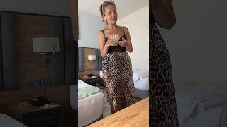 Sipping Cocktails and Sharing Travel Stories in a Hotel Room#hotelstay #cocktailtime