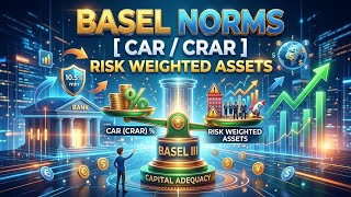 Basel Norms [ CAR / CRAR ]  - Capital Adequacy Ratio | Risk Weighted Assets | Economics for UPSC |