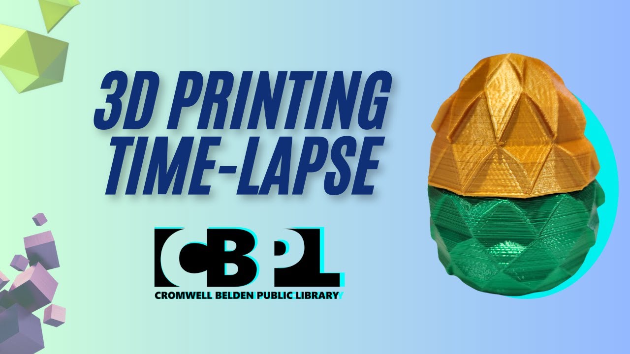 Cbpl Projects CBPL 3D Printing Time-lapse - YouTube