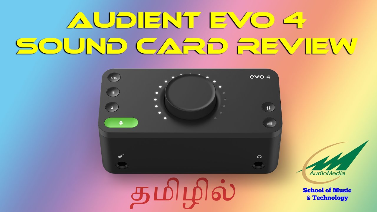 Evo 4 Sound Card Review In Tamil Youtube