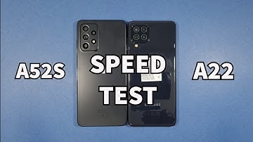Samsung A52S 5G vs Samsung A22 5G Speed Test