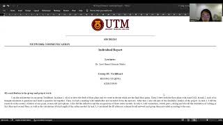 SECR 1213 : Self-reflection Video