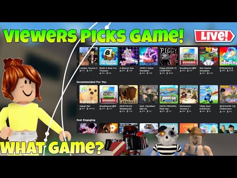 Viewers Picks Game Piggy Arsenal Islands Jailbreak More Roblox Live Join Us Youtube - among us live imposter games roblox piggy and other games later youtube