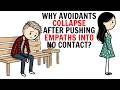 Why Avoidants Collapse After Pushing Empaths Into Silence | Avoidant Psychology