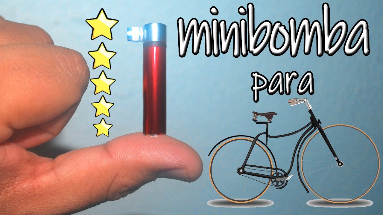 Mini Bombín Aluminio Large Bici 120 Psi