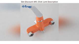 Review Frap 1 set 350mm Outlet pipe Bath shower faucet Brass body surface Spray painting Green show
