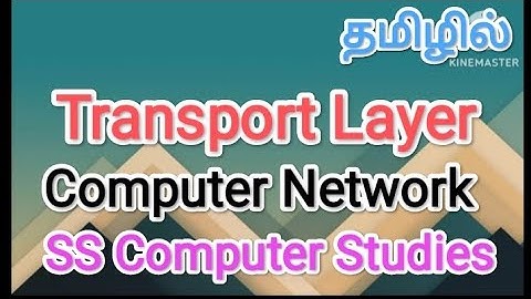 Transport Layer | computer networks in tamil,#sscomputerstudies ,#transportlayer,#network