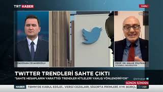 Türkiyede Twitter Kullanımı-Prof.dr.haluk Zülfikar Trt Haberde Değerlendirdi