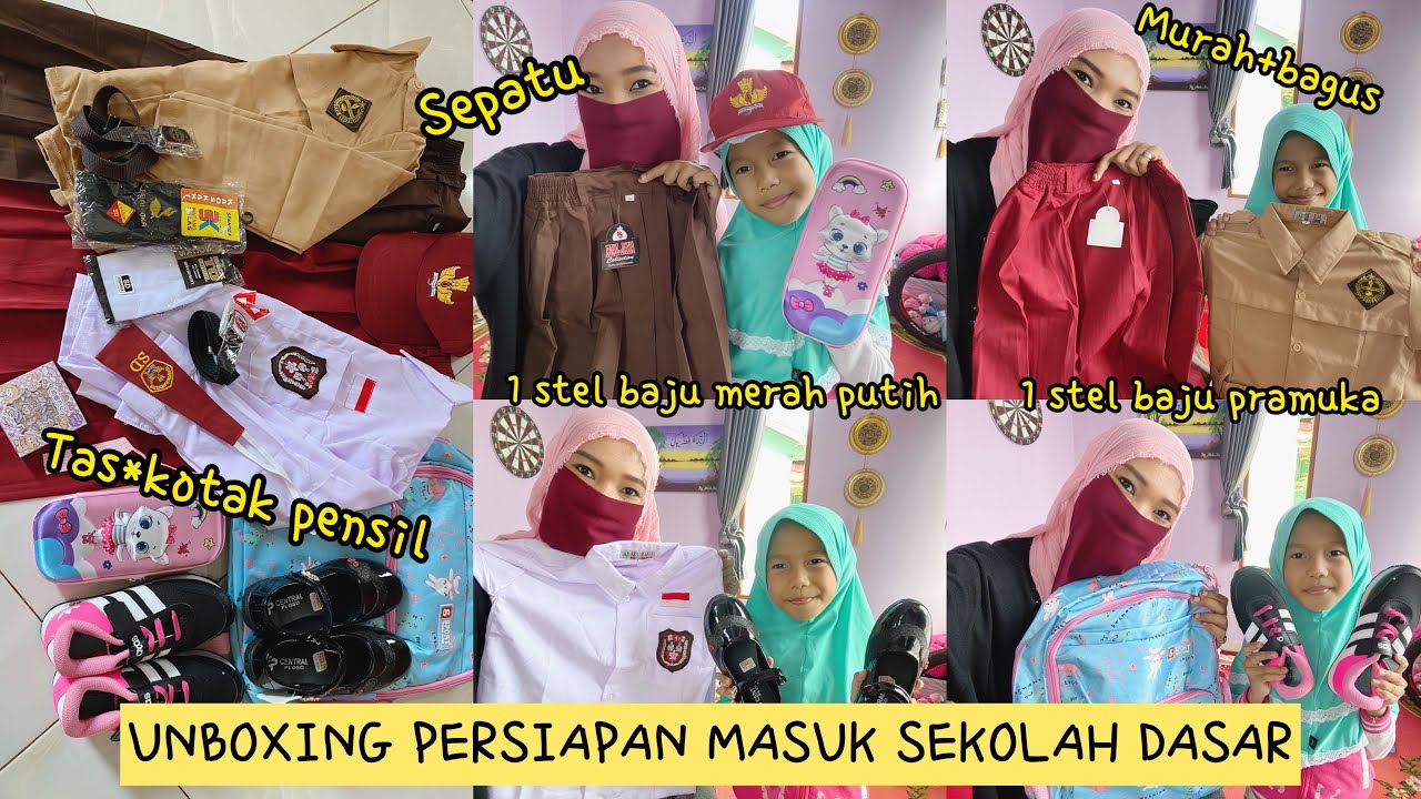 PERLENGKAPAN MASUK SD SEMUA ADA DISINI !!!