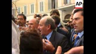 ITALY: PROTESTS AS PREMIER PRODI LOOSES CONFIDENCE VOTE