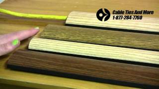 Cable Shield Cord Cover Protector Floor – Color : Wood Grain – Length : 28″ ; Width : 2″ – Electriduct Chord & Studio Saver Cord Covers