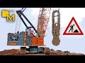 LIEBHERR HS 8130 SEILBAGGER SCHLITZWANDGREIFER / HUGE DRAGLINE DIGGING