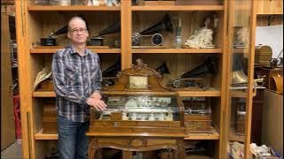 Rare Coin Operated Station Music Box Cuendet