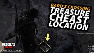 Bard's Crossing Treasure Chest Location in Red Dead Online